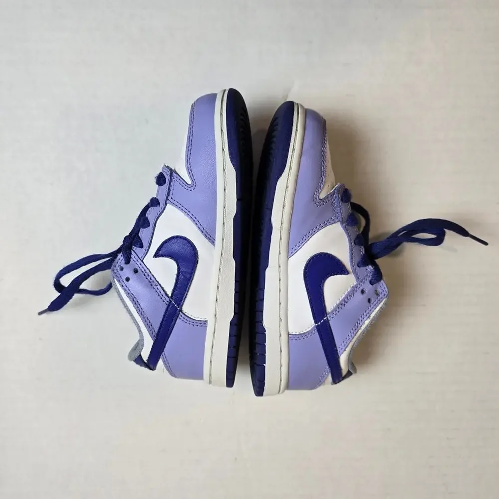 Nike Dunk Low Blueberry PS Size 12C DZ4457-100 White Light Thistle